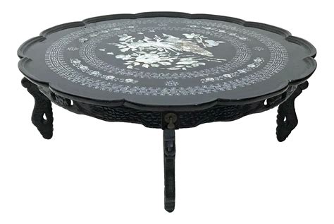 Oriental Round Coffee Table Vintage New Asian Coffee Tables For Sale