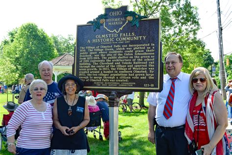 Olmsted Falls Receives New Ohio Historical Marker Olmsted