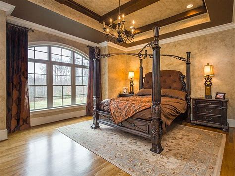 Traditional Master Bedroom With Exposed Beam Crown Molding In Kernersville NC Zillow Digs