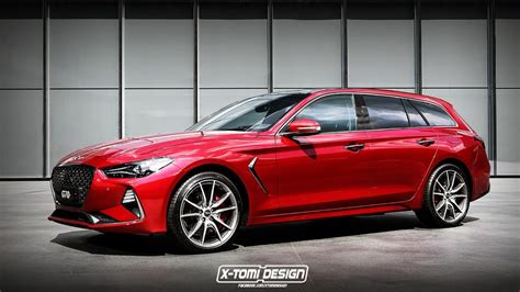 Genesis G70 Wagon Looks Suitably Dignified In Rendering Drivemag Cars