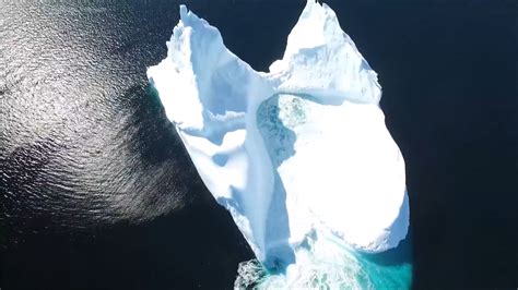 Massive Icebergs Off Canadian Coast Captured In Stunning Drone Footage