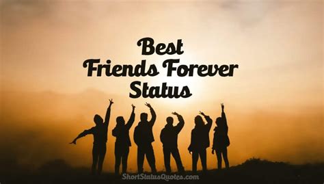 Friendship is based on trust, without it. Status for friends forever- cute friendship status for ...