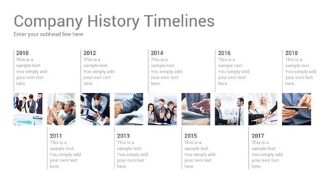 Company History Timeline Template Powerpoint Images