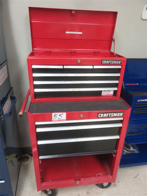 Craftsman Red 9 Drawe Rolling Mechanic Tool Chest