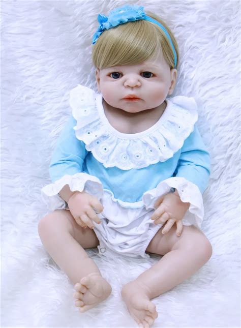 Bonecas Reborn Baby Toys 22 55 Cm De Corpo Inteiro De Silicone Bebês