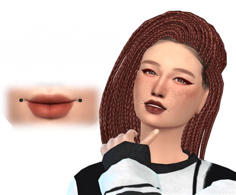 Best Lip Piercing Custom Content For The Sims 4 — Snootysims