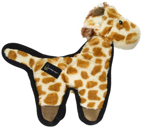 Hyper Pet Tough Plush Giraffe Durable Dog Toy With Squeaker
