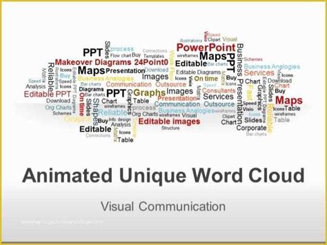 Free Word Cloud Template For Powerpoint Of Animated Design Your Words