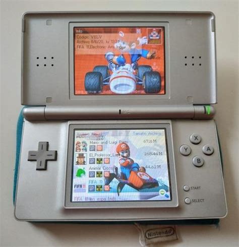 It supports stereo sound and it is compatible with gba games. Nintendo ds lite gris + juegos + cargador + funda en ...