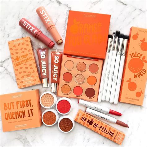 Another Colourpopcosmetics Orange Collection Post Because This Is So Fun Theyve Pretty Much