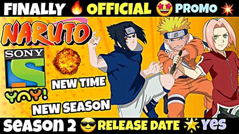 Naruto Season 2 3 And 4 Official Promo Sony Yaynew Timenew Episodes