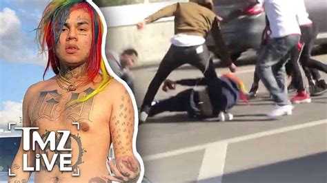 Tekashi69 In A Huge Fight At Lax Tmz Live Youtube