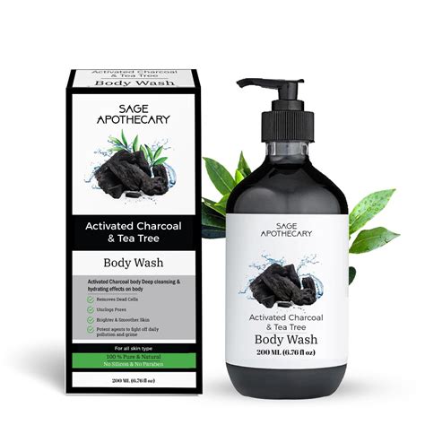 Buy Sage Apothecary Activated Charcoal Body Wash On