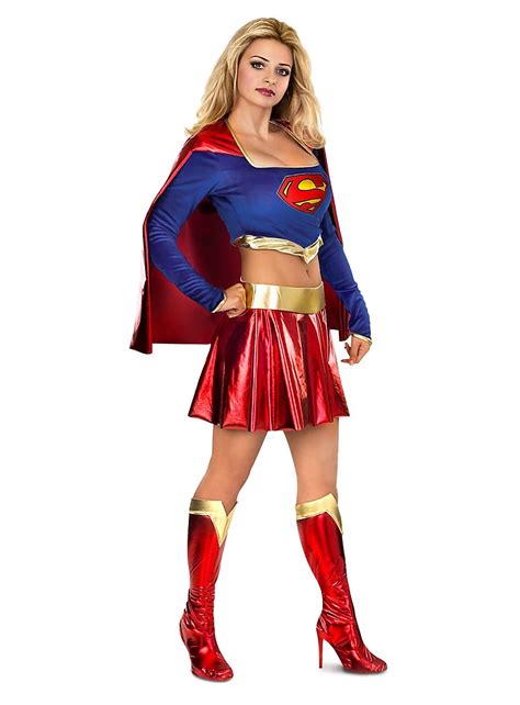 Sexy Superhero Supergirl Costume