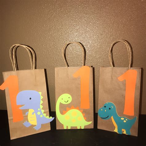 Dinosaur Goodie Bags Loot Bags Pinata Bags Candy Bags Etsy