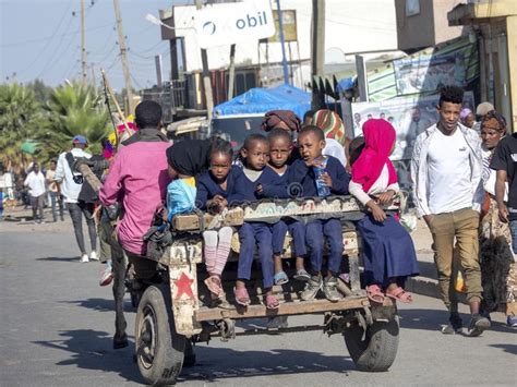 Dinsho Ethiopia May 7th 2019 Kids Go To School May 7th 2019
