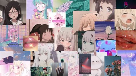 The Best 28 Anime Collage Wallpaper Aesthetic Pc Bellwallroy