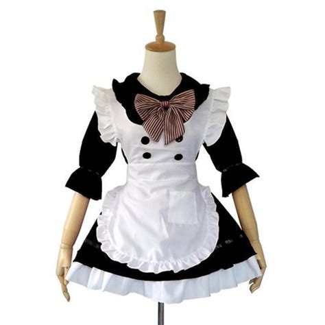 Kawaii French Maid Dress Cosplay Costume Outfit Japan
