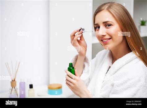 Skin Care Woman With Beauty Face And Healthy Facial Skin Portrait