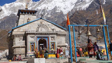 Templo Kedarnath En Himalayas Foto De Archivo Editorial Imagen De