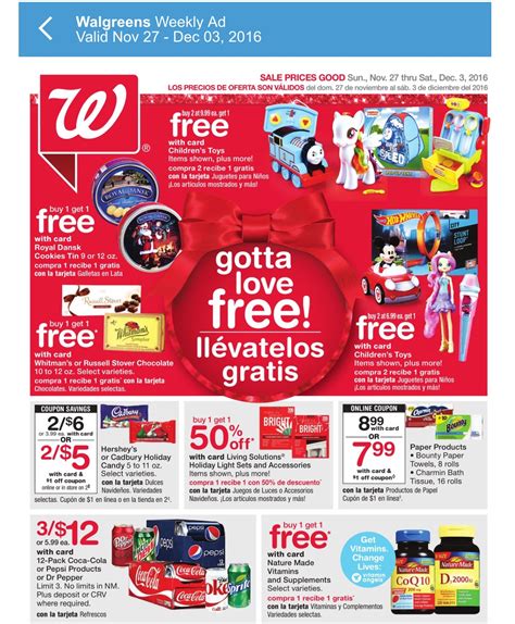 (22 days ago) walgreens prescription discount card program. Swatch That: Walgreens Weekly Ad and Coupons - Valid from November 27 to December 3, 2016