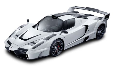 Download White Ferrari Enzo Racing Car Png Image For Free White