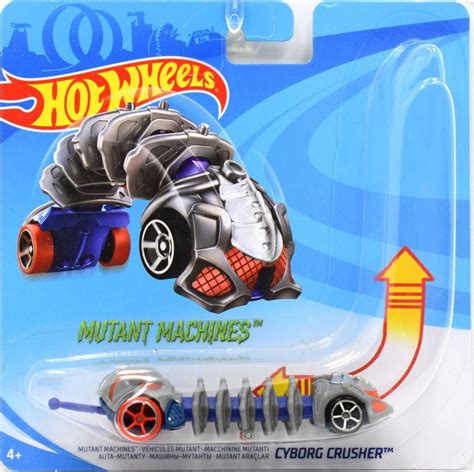 Hot Wheels Mutant Machines Vehicle Cyborg Crusher L Unique Slithering