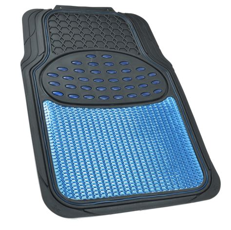 We now have left hand drive and right hand drive checkered/diamond pattern available it will look great in most cars and it's really a matter of personal taste to choose between this and the example that follows. BDK Metallic Rubber Floor Mats for Car SUV & Truck - Ultra ...