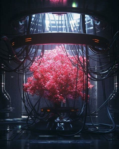 Wire Tree By Dirac77 Cyberpunk Cyberpunk Aesthetic Fantasy