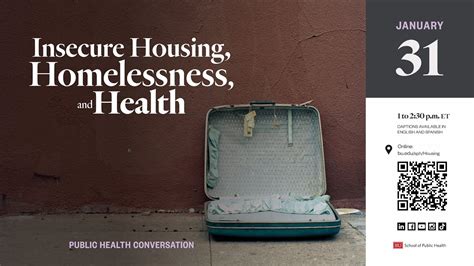 Insecure Housing Homelessness And Health Youtube