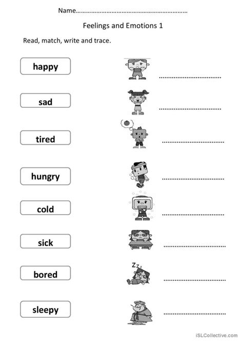 Feelings And Emotions English Esl Worksheets Pdf And Doc