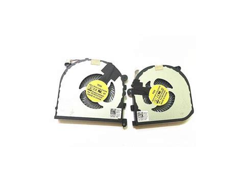 New A Pair Laptop Cpu Gpu Cooling Fan For Dell Xps15 9550 Fan Cooler