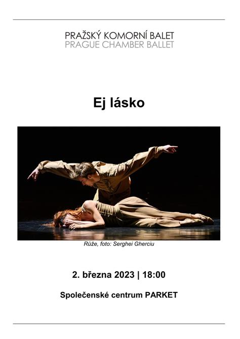 Baletní představení Pražského komorního baletu Sokol Zbraslav