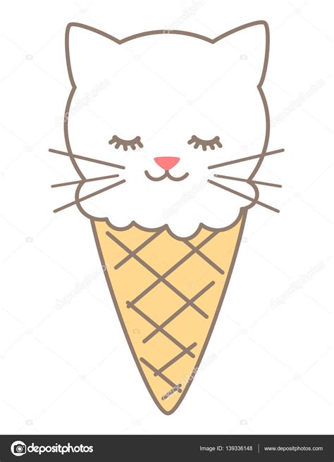 Cute Ice Cream Cone Drawing At Getdrawings Free Download