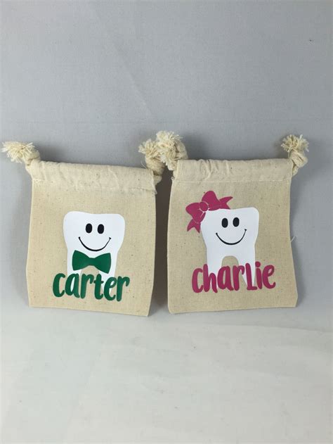 Tooth Fairy Bag Personalized Tooth Fairy Pouch Christmas Etsy