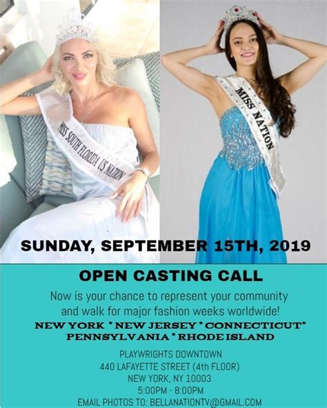Pin On Nyc Modeling Casting Calls