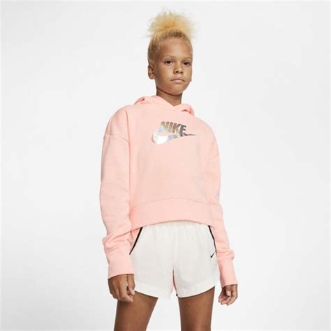 Nike Sportswear Girls Cropped Hoodie Juniors From Excell Uk