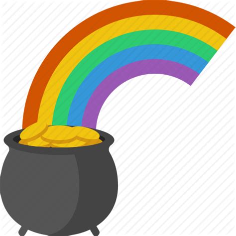 Rainbow And Pot Of Gold Free Download On Clipartmag