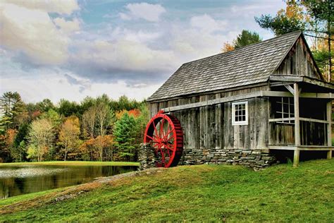 Vermont Grist Mill Photograph By Dj Florek Fine Art America