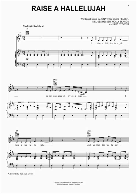 Printable Hallelujah Easy Piano Sheet Music Free Pdf Printable Templates