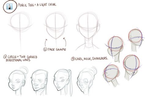 How To Draw Female Faces — Beautiful Symmetrical Female Faces Are Easy