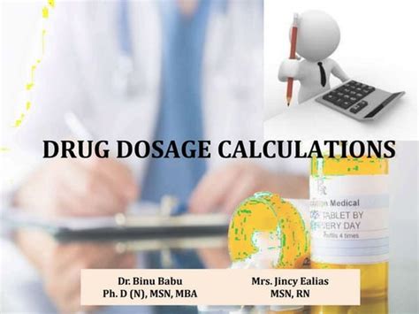 Drug Dosage Calculations Ppt