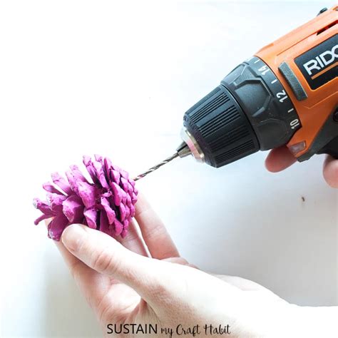 How To Make Pine Cone Flowers With Video Sustain My Craft Habit