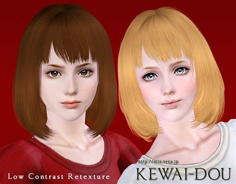 Cecilek Hair For The Sims3 Kewai Dou