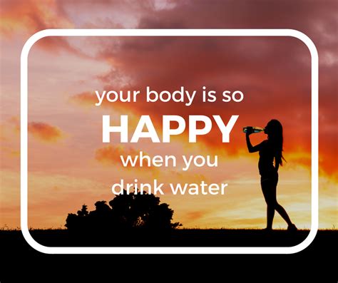 Your Body Is So Happy When You Drink Water —cindy Crawford Drink