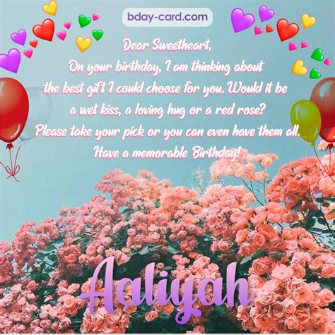 Birthday Images For Aaliyah 💐 — Free Happy Bday Pictures And Photos