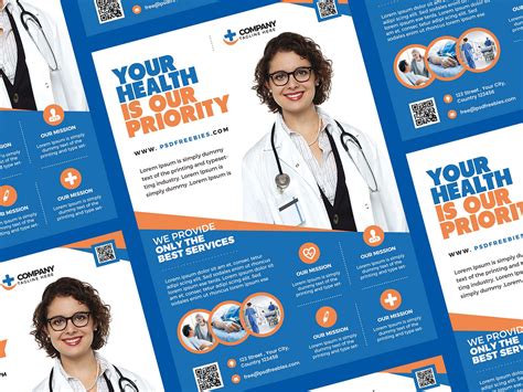 Free Health Care Flyer Template Psd