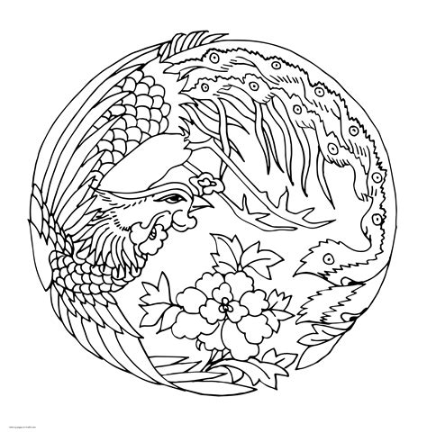Download Coloring Pages For Adults - Firebird || COLORING-PAGES ...