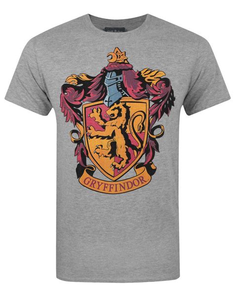 Harry Potter Gryffindor Crest Mens T Shirt Vanilla Underground