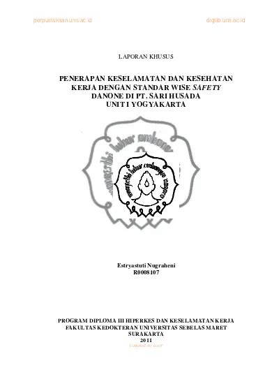 Penerapan Keselamatan Dan Kesehatan Kerja Dengan Standar Wise Safety